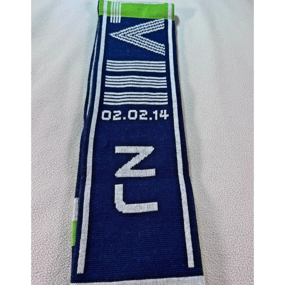 Seattle Seahawks NFL Super Bowl XLVIII(48) 2/2/2014 Scarf NWT